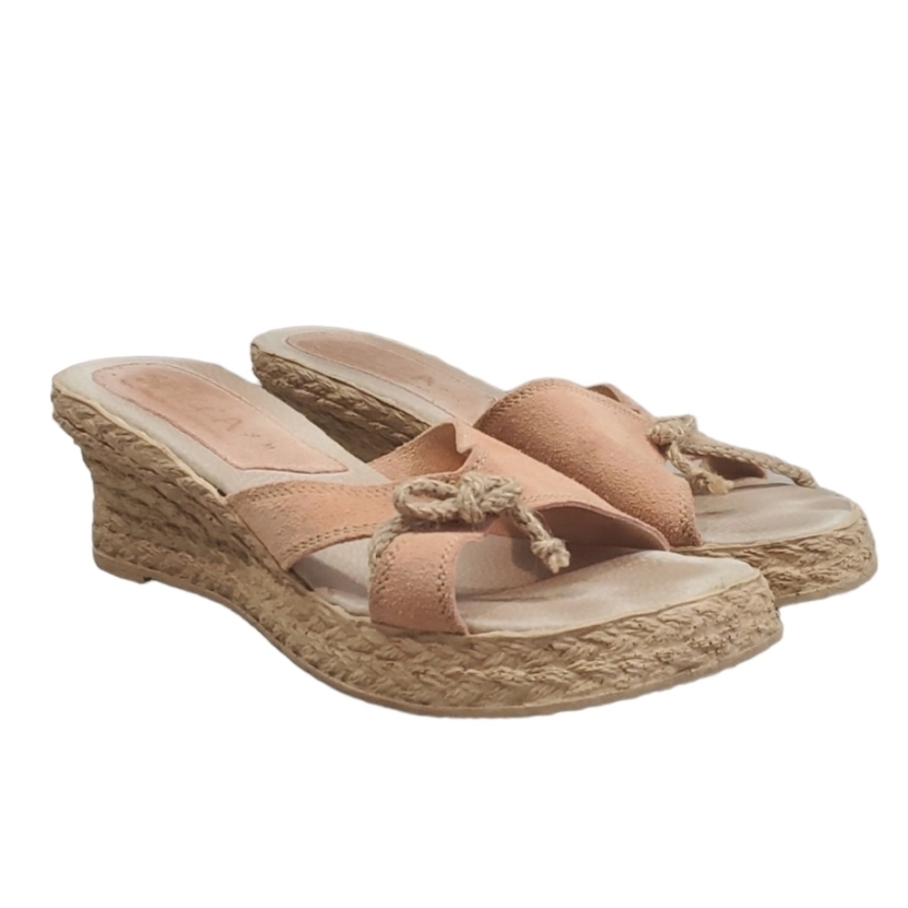 Sbicca Womens Comfort Espadrille Wedge Sandals shoes sz 9M